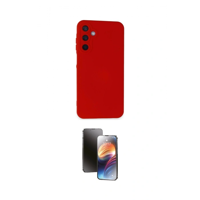 MARSİLYAN™- Galaxy A25 5G Kılıf Ahenk Serisi - Siyah 3D Antistatik Mat Seramik Nano Ekran Koruyucu