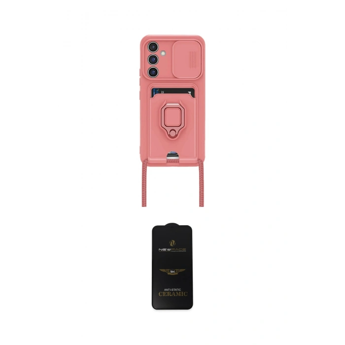 MARSİLYAN™- Galaxy A25 5G Kılıf Vadi Form Prime - Siyah 6D Antistatik Mat Seramik Hayalet Nano Ekran Koruyucu