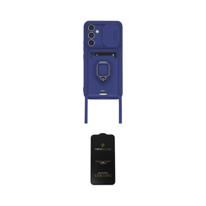 MARSİLYAN™- Galaxy A25 5G Kılıf Vadi Form Prime - Siyah 6D Antistatik Mat Seramik Hayalet Nano Ekran Koruyucu
