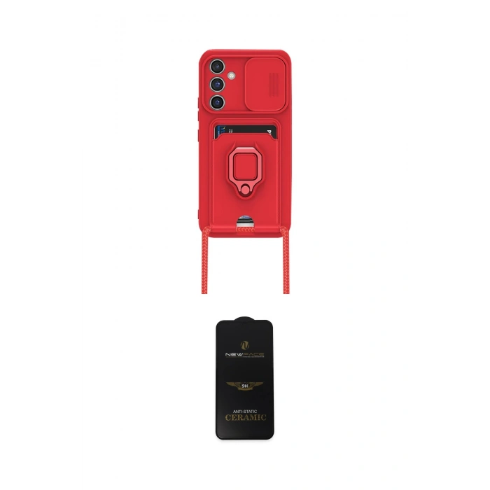 MARSİLYAN™- Galaxy A25 5G Kılıf Vadi Form Prime - Siyah 6D Antistatik Mat Seramik Hayalet Nano Ekran Koruyucu