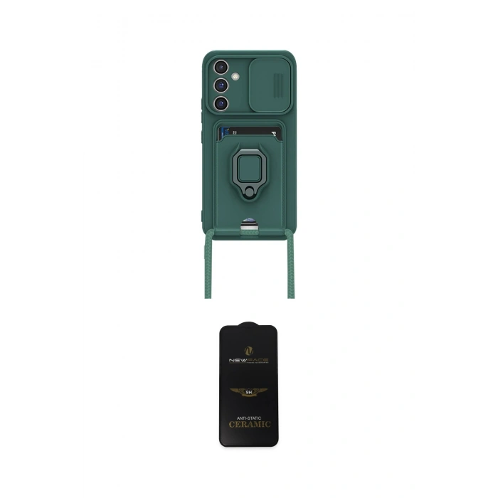MARSİLYAN™- Galaxy A25 5G Kılıf Vadi Form Prime - Siyah 6D Antistatik Mat Seramik Hayalet Nano Ekran Koruyucu