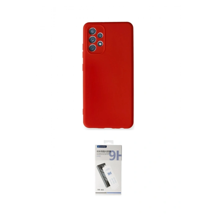 MARSİLYAN™- Galaxy A32 Kılıf Ahenk Serisi - Şeffaf Uv Polymer Nano Ekran Koruyucu