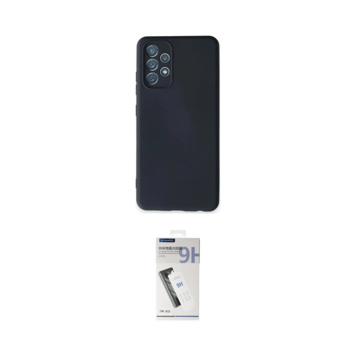 MARSİLYAN™- Galaxy A32 Kılıf Ahenk Serisi - Şeffaf Uv Polymer Nano Ekran Koruyucu