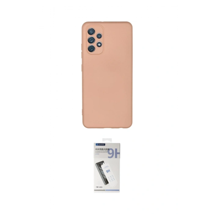 MARSİLYAN™- Galaxy A32 Kılıf Ahenk Serisi - Şeffaf Uv Polymer Nano Ekran Koruyucu