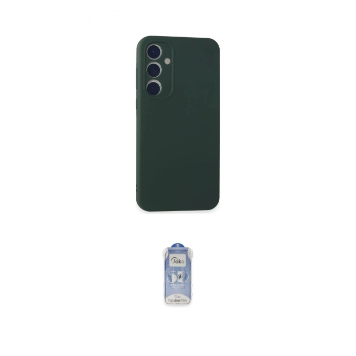 MARSİLYAN™- Galaxy A35 5G Kılıf Kozmos Yansıma Özel Seri - Siyah Joko Magic 5D Cam