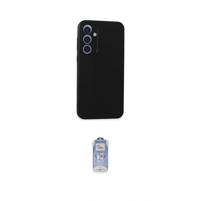 MARSİLYAN™- Galaxy A35 5G Kılıf Kozmos Yansıma Özel Seri - Siyah Joko Magic 5D Cam