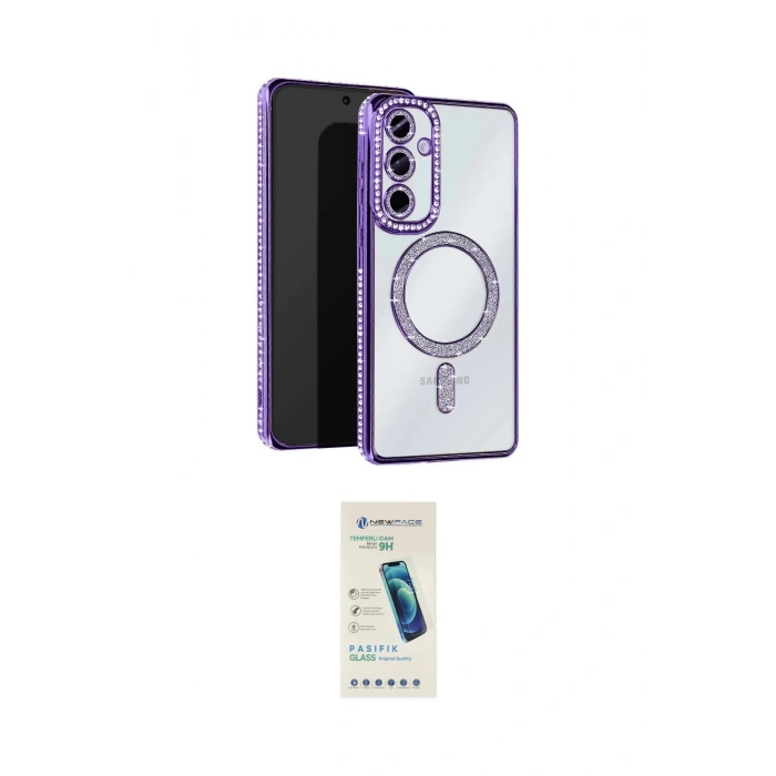 MARSİLYAN™- Galaxy A35 5G Kılıf Zirve Doku Prime - Şeffaf Pasifik Cam Ekran Koruyucu