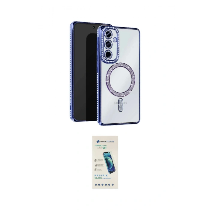 MARSİLYAN™- Galaxy A35 5G Kılıf Zirve Doku Prime - Şeffaf Pasifik Cam Ekran Koruyucu
