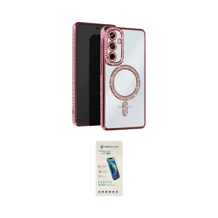 MARSİLYAN™- Galaxy A35 5G Kılıf Zirve Doku Prime - Şeffaf Pasifik Cam Ekran Koruyucu