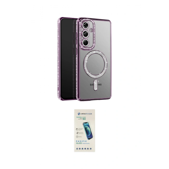 MARSİLYAN™- Galaxy A37 5G Kılıf Zirve Doku Prime - Şeffaf Pasifik Cam Ekran Koruyucu