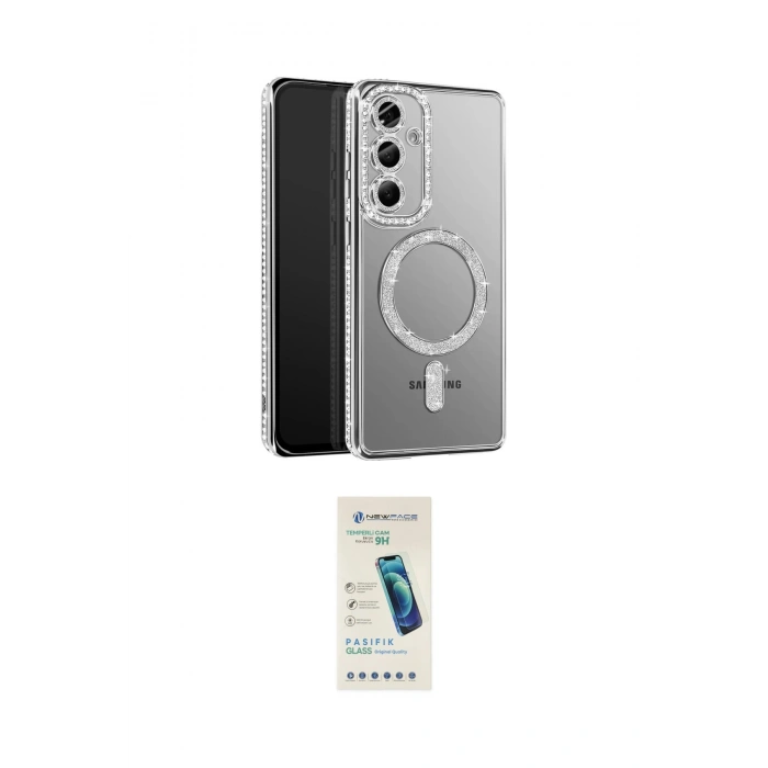 MARSİLYAN™- Galaxy A37 5G Kılıf Zirve Doku Prime - Şeffaf Pasifik Cam Ekran Koruyucu