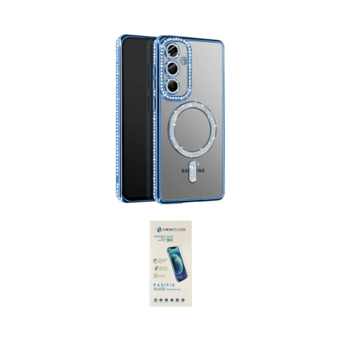 MARSİLYAN™- Galaxy A37 5G Kılıf Zirve Doku Prime - Şeffaf Pasifik Cam Ekran Koruyucu