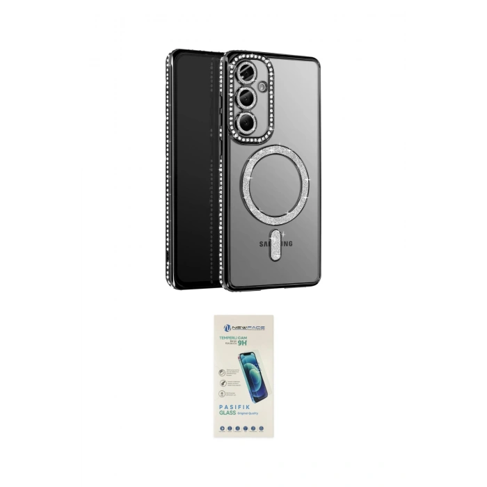 MARSİLYAN™- Galaxy A37 5G Kılıf Zirve Doku Prime - Şeffaf Pasifik Cam Ekran Koruyucu