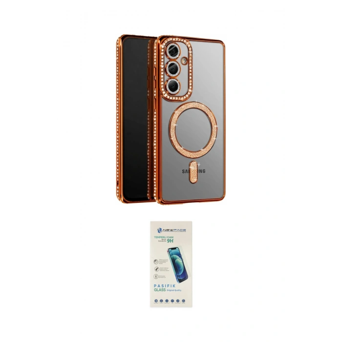 MARSİLYAN™- Galaxy A37 5G Kılıf Zirve Doku Prime - Şeffaf Pasifik Cam Ekran Koruyucu