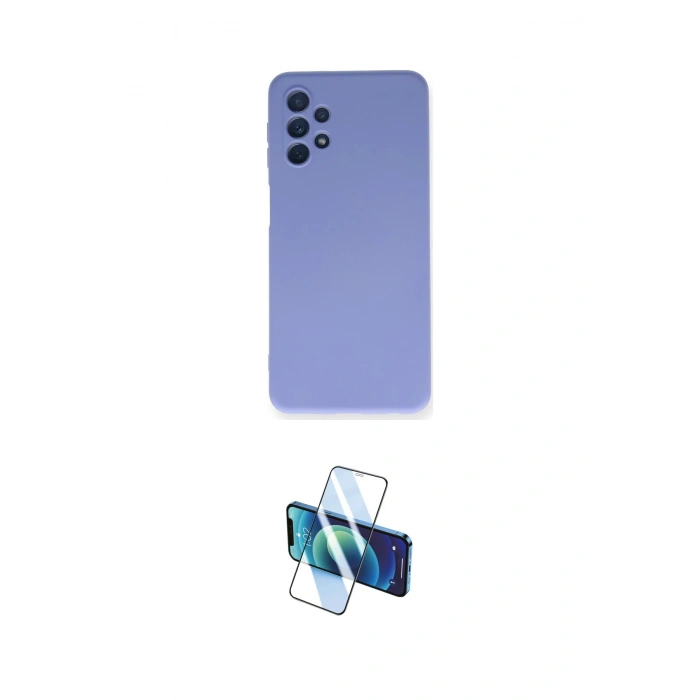 MARSİLYAN™- Galaxy A52 Kılıf Ahenk Serisi - Siyah 3D Antistatik Seramik Nano Ekran Koruyucu