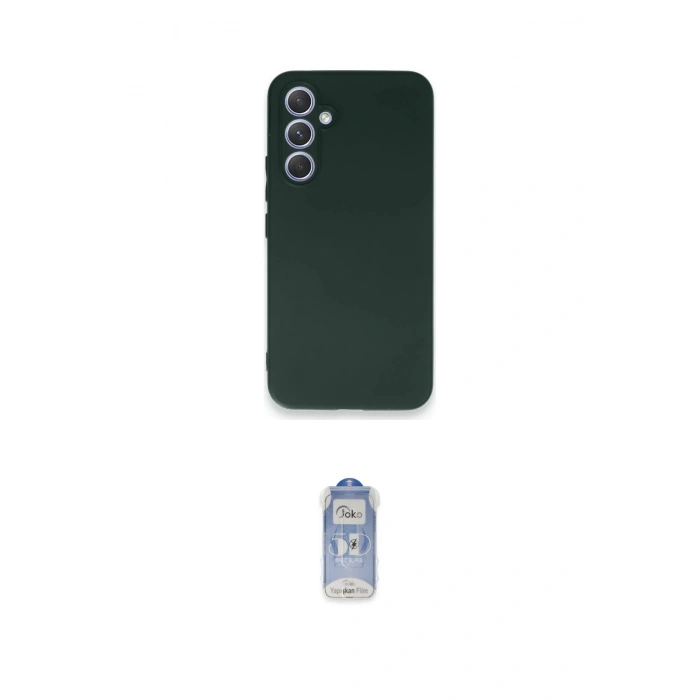 MARSİLYAN™- Galaxy A54 5G Kılıf Kozmos Yansıma Özel Seri - Siyah Joko Magic 5D Cam