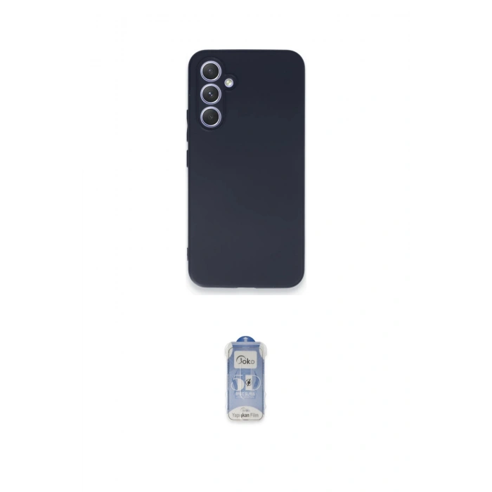 MARSİLYAN™- Galaxy A54 5G Kılıf Kozmos Yansıma Özel Seri - Siyah Joko Magic 5D Cam