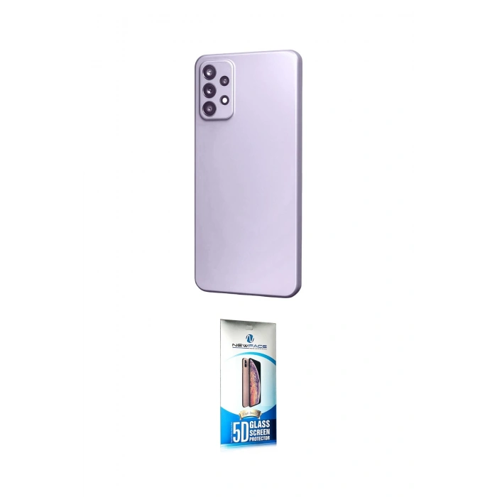 MARSİLYAN™- Galaxy M31S Kılıf Kozmos Yansıma Özel Seri - Siyah 5D Eko Cam Ekran Koruyucu