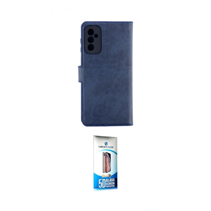 MARSİLYAN™- Galaxy M52 5G Kılıf Siluet Işık Serisi - Siyah 5D Eko Cam Ekran Koruyucu