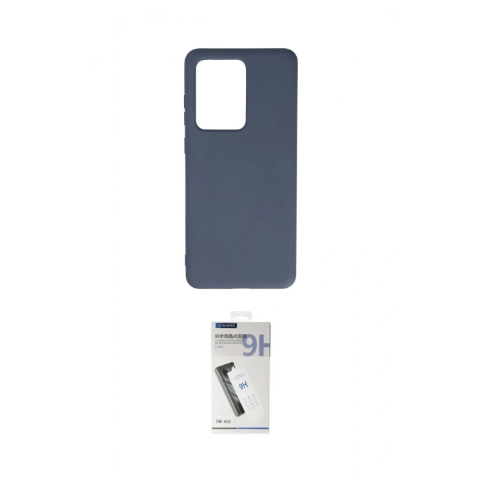MARSİLYAN™- Galaxy S20 Ultra Kılıf Ahenk Serisi - Şeffaf Uv Polymer Nano Ekran Koruyucu