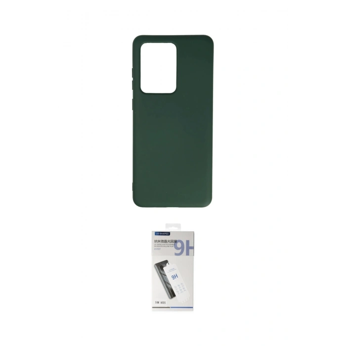 MARSİLYAN™- Galaxy S20 Ultra Kılıf Ahenk Serisi - Şeffaf Uv Polymer Nano Ekran Koruyucu