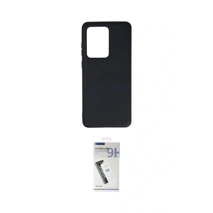 MARSİLYAN™- Galaxy S20 Ultra Kılıf Ahenk Serisi - Şeffaf Uv Polymer Nano Ekran Koruyucu