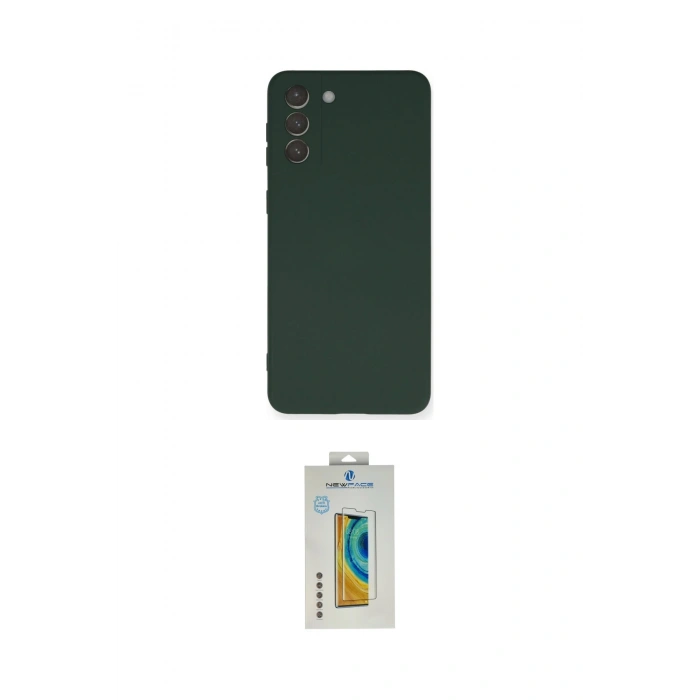 MARSİLYAN™- Galaxy S21 Plus Kılıf Ahenk Serisi - Şeffaf Polymer Nano Ekran Koruyucu