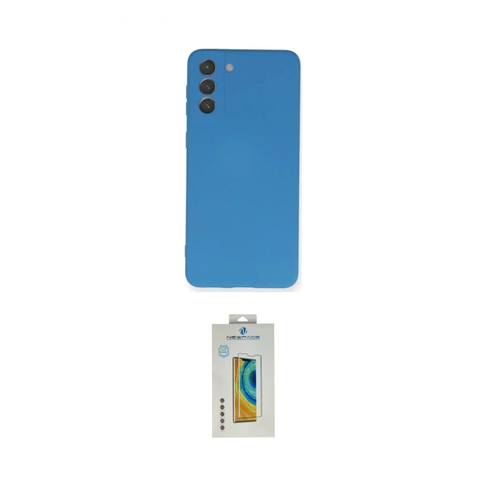 MARSİLYAN™- Galaxy S21 Plus Kılıf Ahenk Serisi - Şeffaf Polymer Nano Ekran Koruyucu