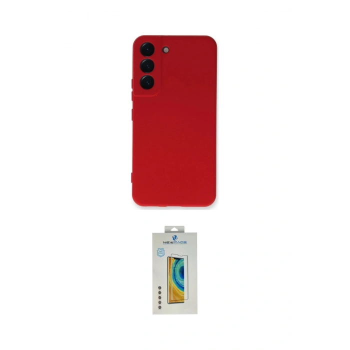 MARSİLYAN™- Galaxy S23 Kılıf Ahenk Serisi - Şeffaf Polymer Nano Ekran Koruyucu