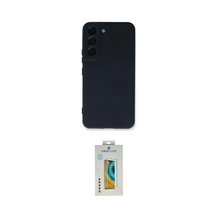 MARSİLYAN™- Galaxy S23 Kılıf Ahenk Serisi - Şeffaf Polymer Nano Ekran Koruyucu