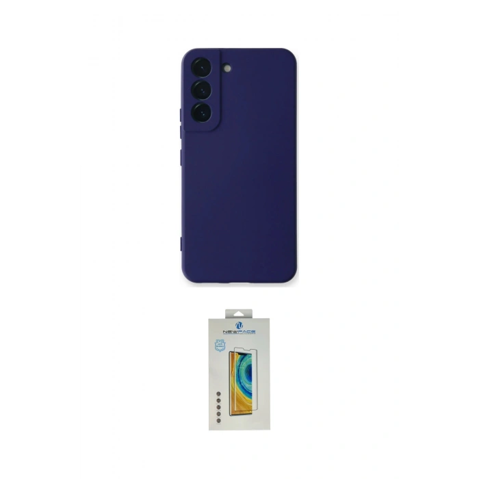 MARSİLYAN™- Galaxy S23 Kılıf Ahenk Serisi - Şeffaf Polymer Nano Ekran Koruyucu
