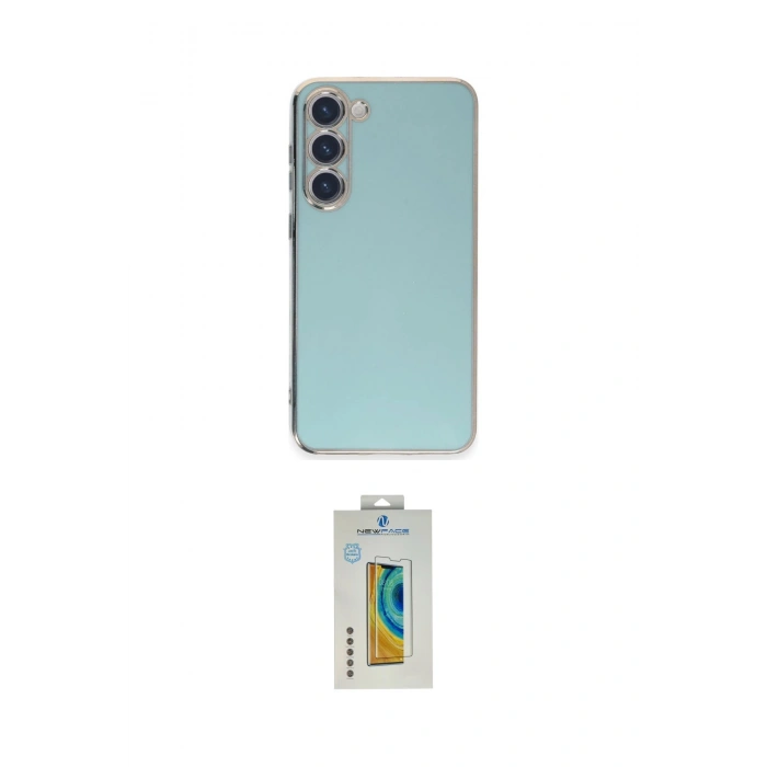 MARSİLYAN™- Galaxy S23 Kılıf Yankı Serisi - Şeffaf Polymer Nano Ekran Koruyucu