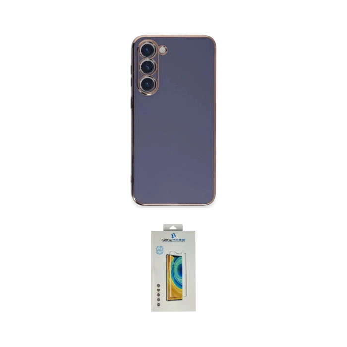 MARSİLYAN™- Galaxy S23 Kılıf Yankı Serisi - Şeffaf Polymer Nano Ekran Koruyucu