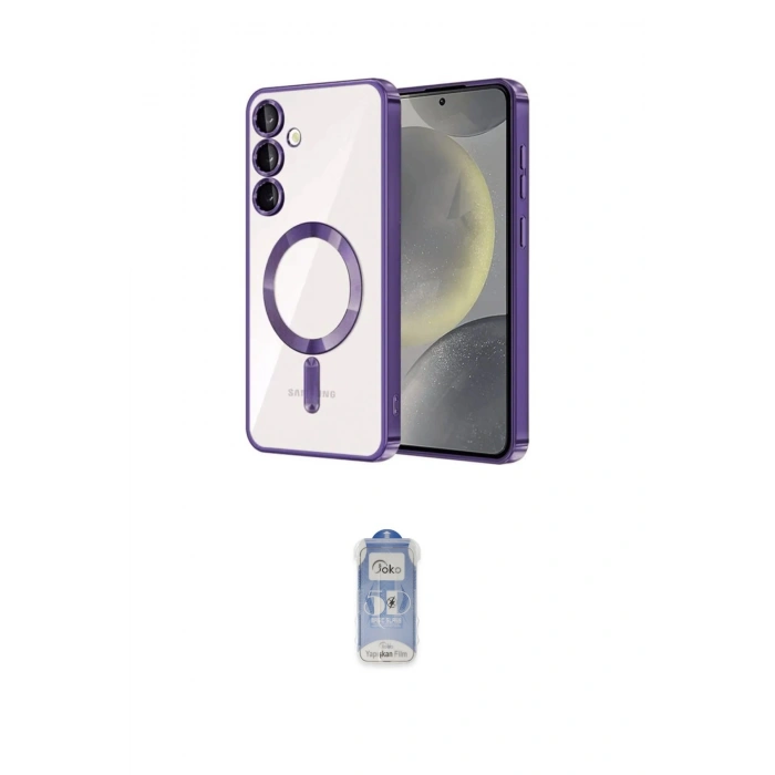 MARSİLYAN™- Galaxy S23 Plus Kılıf Nova Işık Özel Seri - Siyah Joko Magic 5D Cam