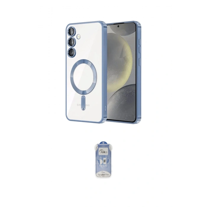 MARSİLYAN™- Galaxy S23 Plus Kılıf Nova Işık Özel Seri - Siyah Joko Magic 5D Cam