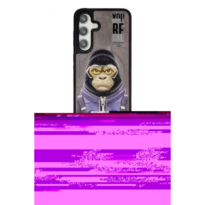 MARSİLYAN™- Galaxy S24 Kılıf Siluet Modern Özel Seri - Siyah Polymer Nano Ekran Koruyucu + Bilvis Titan Kamera Lens - GD