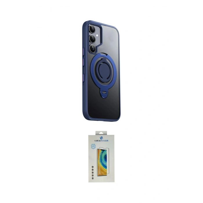 MARSİLYAN™- Galaxy S24 Kılıf Zirve Çizgi Prime - Siyah Polymer Nano Ekran Koruyucu