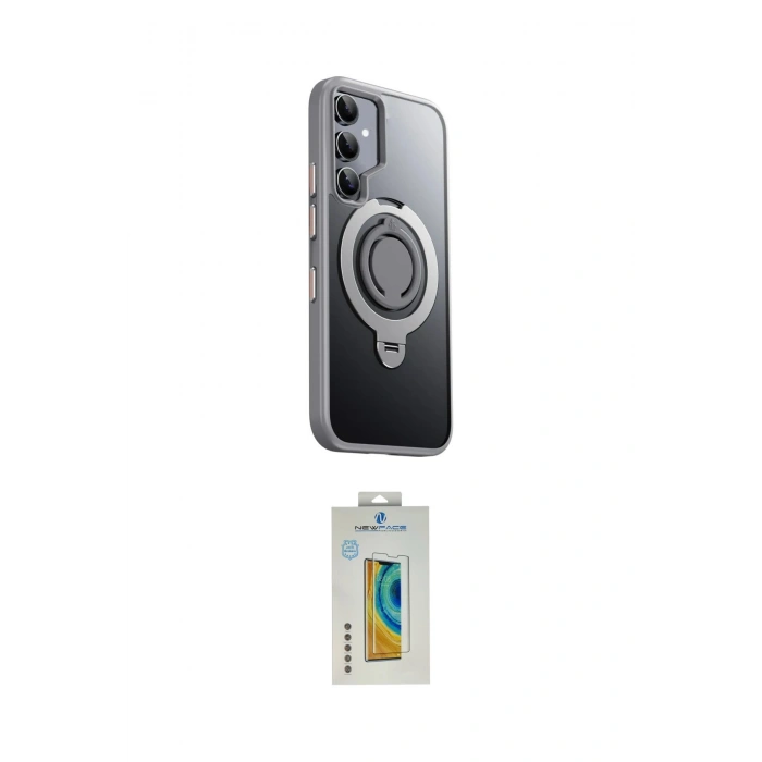 MARSİLYAN™- Galaxy S24 Kılıf Zirve Çizgi Prime - Siyah Polymer Nano Ekran Koruyucu