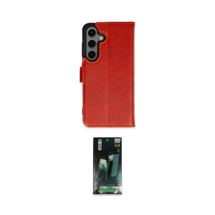 MARSİLYAN™- Galaxy S24 Plus Kılıf Siluet Işık Serisi - Şeffaf 360 Full Body Arka Koruyucu