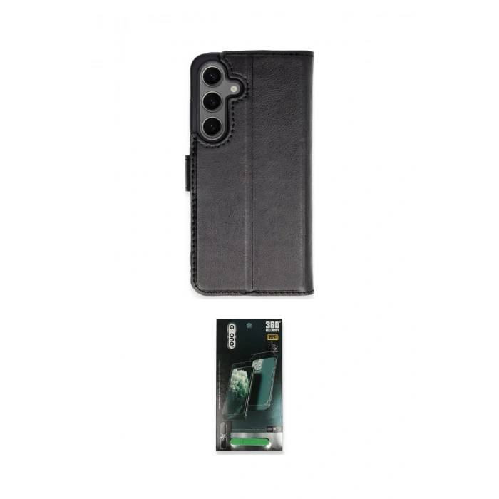 MARSİLYAN™- Galaxy S24 Plus Kılıf Siluet Işık Serisi - Şeffaf 360 Full Body Arka Koruyucu