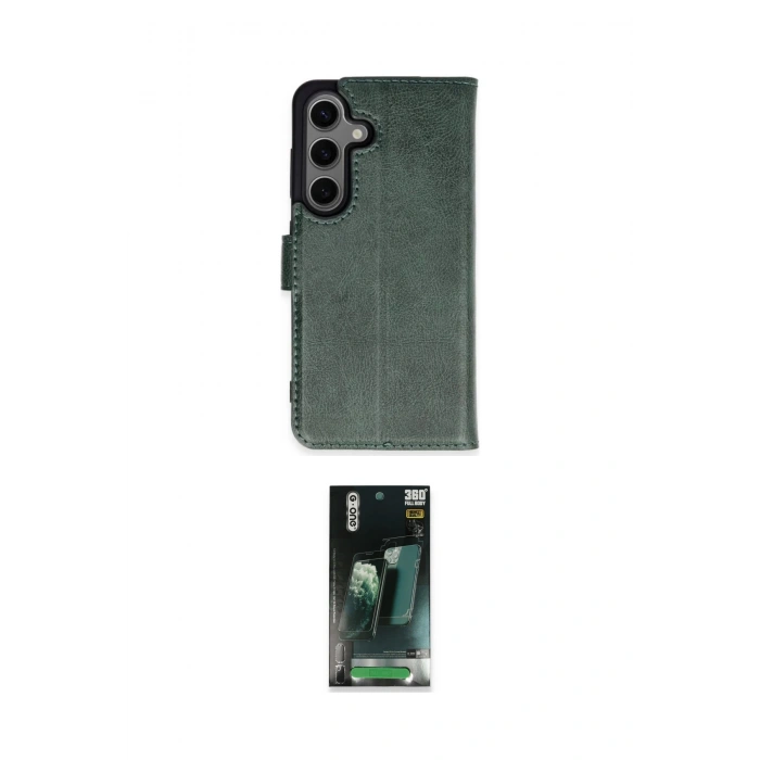 MARSİLYAN™- Galaxy S24 Plus Kılıf Siluet Işık Serisi - Şeffaf 360 Full Body Arka Koruyucu