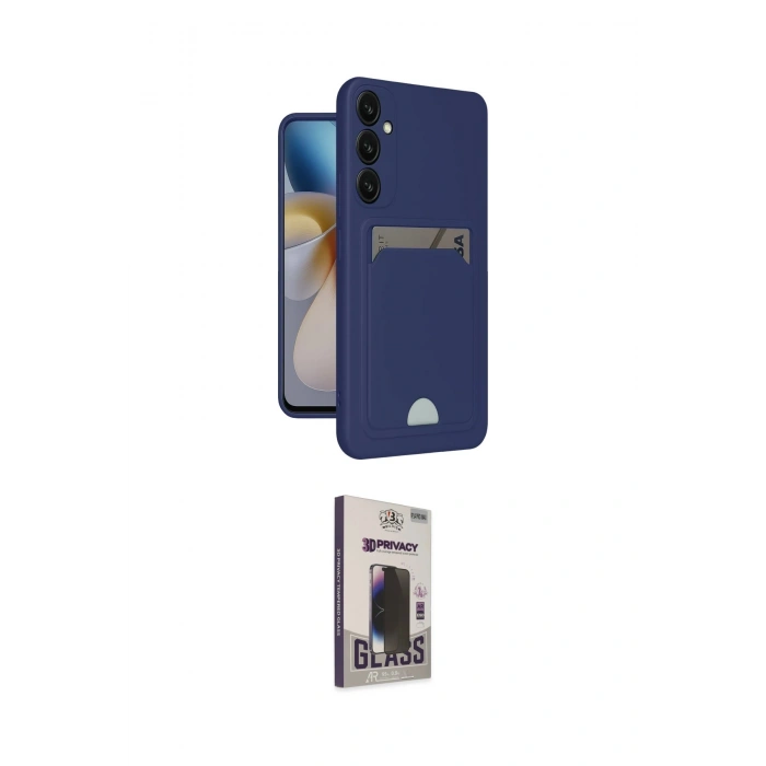 MARSİLYAN™- Galaxy S24 Plus Kılıf Vadi Çizgi Prime - Siyah Bilvis Hayalet Cam Ekran Koruyucu
