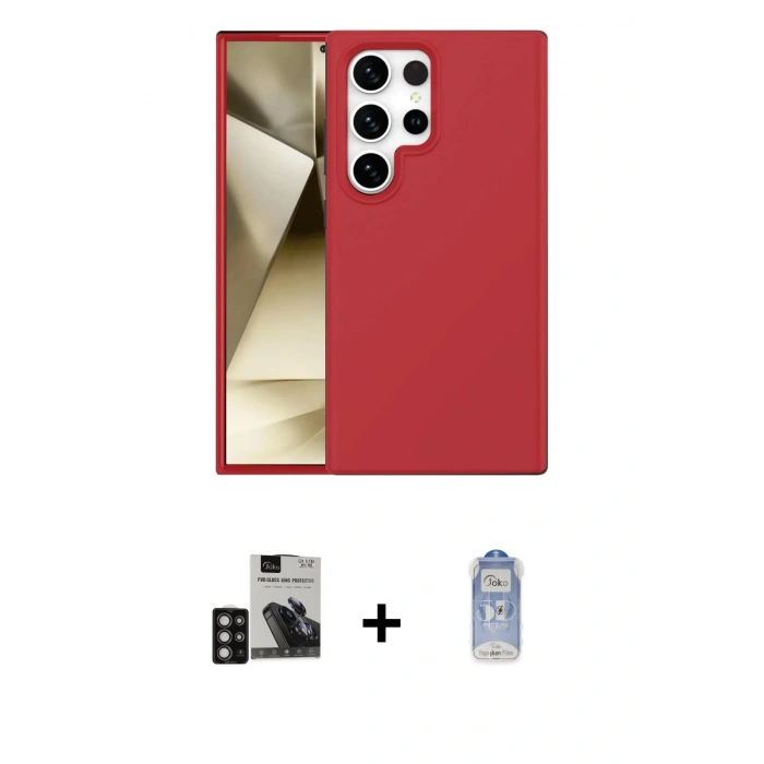 MARSİLYAN™- Galaxy S24 Ultra Kılıf Kozmos Yansıma Özel Seri - Siyah Joko Magic 5D Cam + PVD Metal Kamera Lens - DNMR