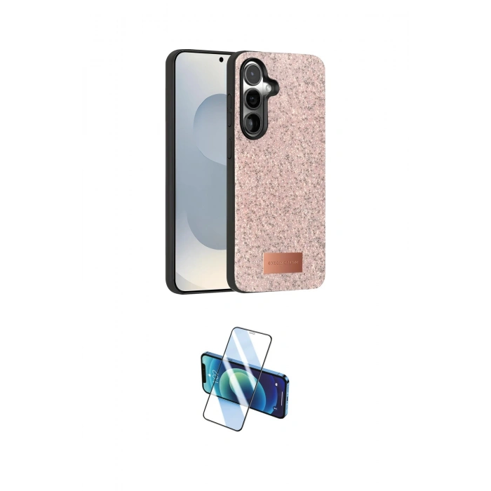 MARSİLYAN™- Galaxy S25 Plus Kılıf Vadi Klasik Serisi - Siyah 3D Antistatik Seramik Nano Ekran Koruyucu