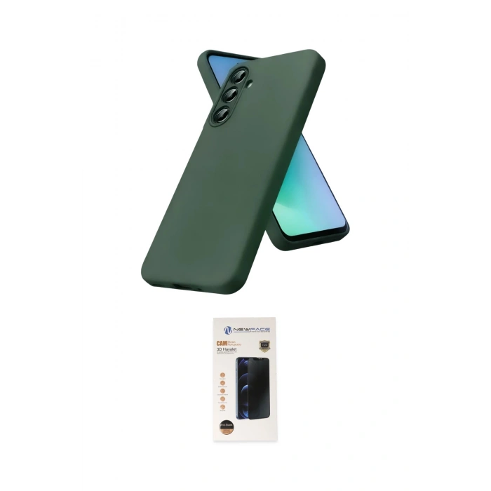 MARSİLYAN™- Galaxy S26 Kılıf Kozmos Yansıma Özel Seri - Siyah 3D Antistatik Hayalet Cam Ekran Koruyucu