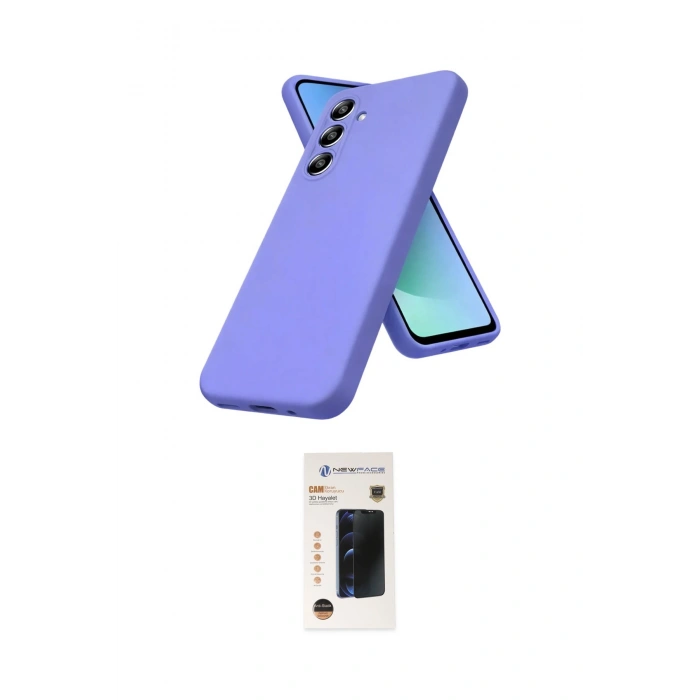 MARSİLYAN™- Galaxy S26 Kılıf Kozmos Yansıma Özel Seri - Siyah 3D Antistatik Hayalet Cam Ekran Koruyucu