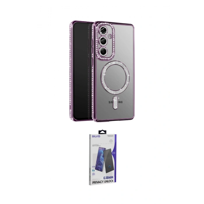 MARSİLYAN™- Galaxy S26 Kılıf Zirve Doku Prime - Siyah Bilvis Hayalet Cam Ekran Koruyucu