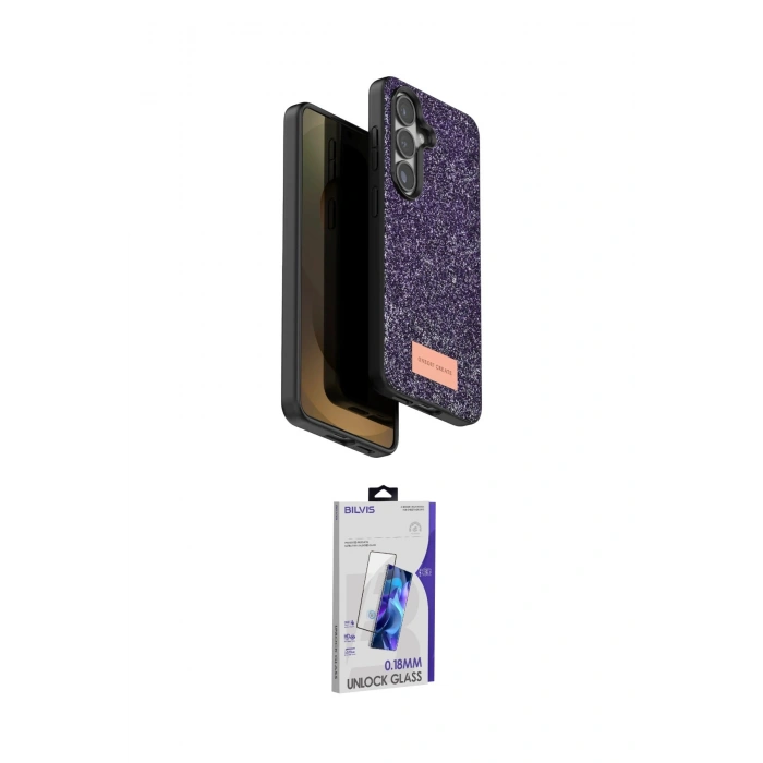 MARSİLYAN™- Galaxy S26 Plus Kılıf Vadi Klasik Serisi - Siyah Bilvis 3D Cam Ekran Koruyucu