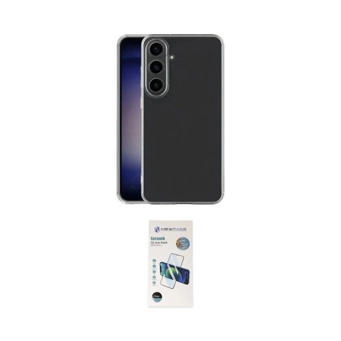 MARSİLYAN™- Galaxy S26 Plus Kılıf Zirve Doku - Siyah 3D Antistatik Seramik Nano Ekran Koruyucu