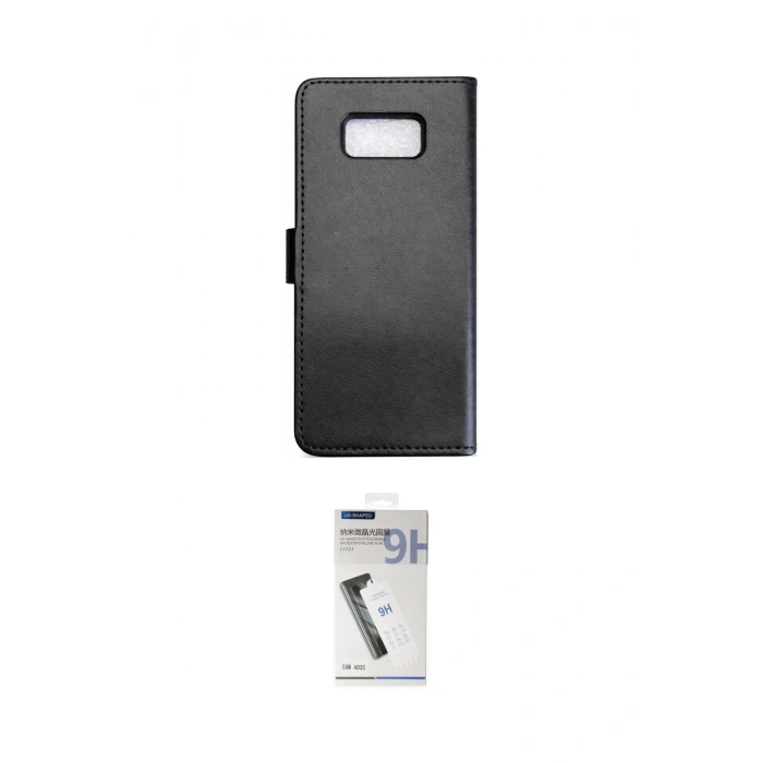 MARSİLYAN™- Galaxy S8 Plus Kılıf Siluet Işık Serisi - Şeffaf Uv Polymer Nano Ekran Koruyucu